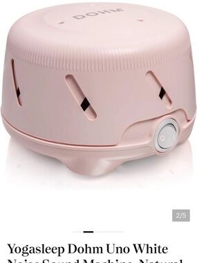 Kids Pink White Noise Machine for Sleep